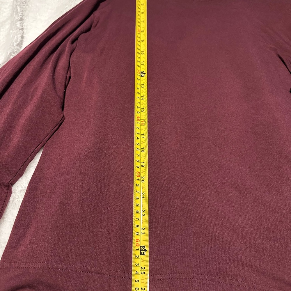 Bleusalt  Burgundy Men’s Long sleeve T-shirt and Jogger pants. - Picture 6 of 15